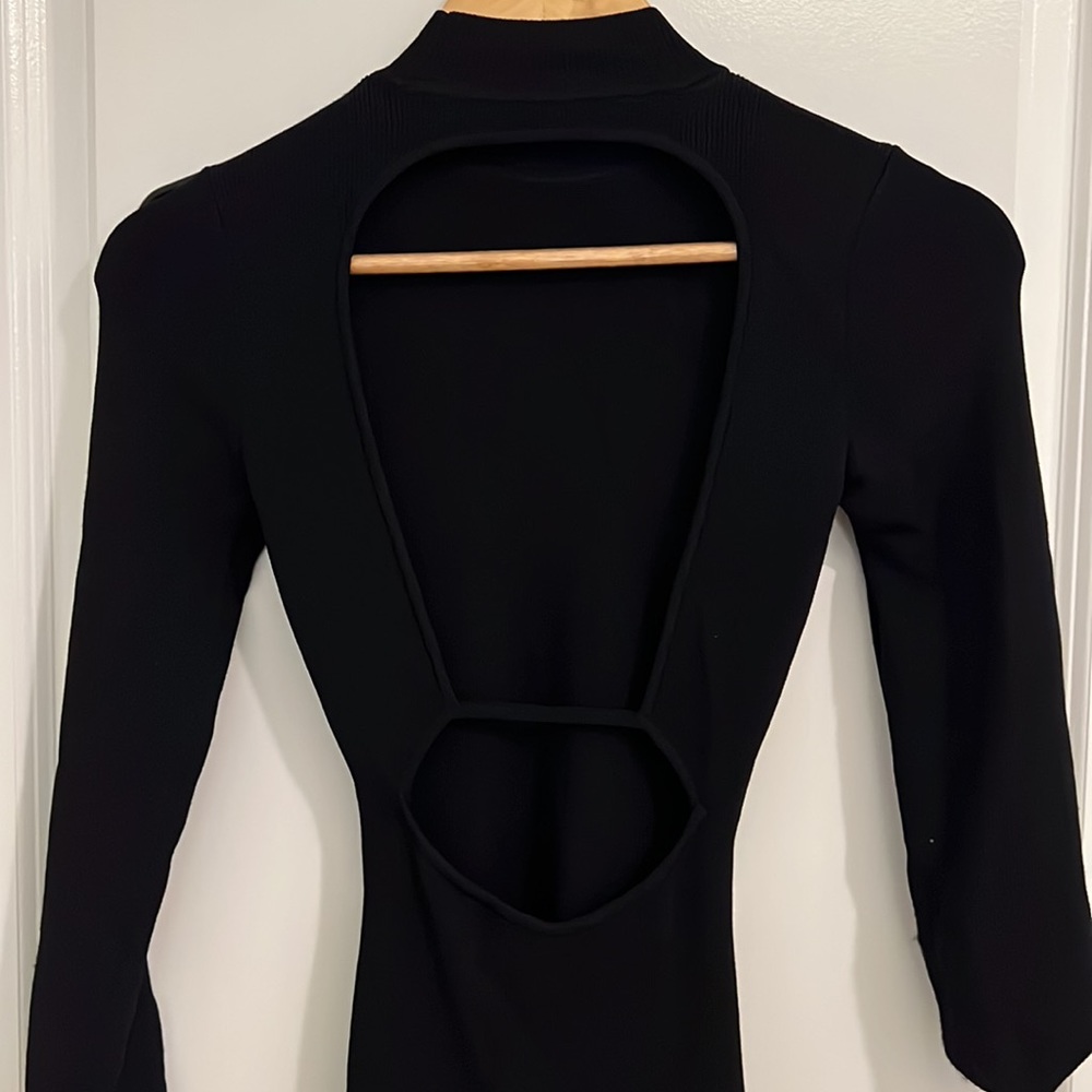 Black Rhinestone Dress - Picture 5 of 6